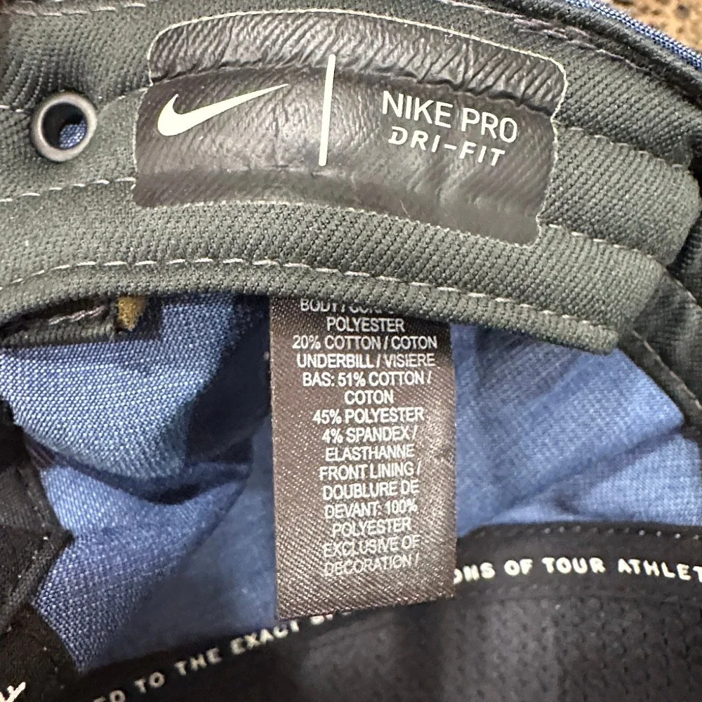 Nike Pro Golf Dri-FIT Hat Strap Back Adjustable Blue